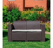 Двухместный садовый диван Royal Family LANA LUX, коричневый 832-61-21