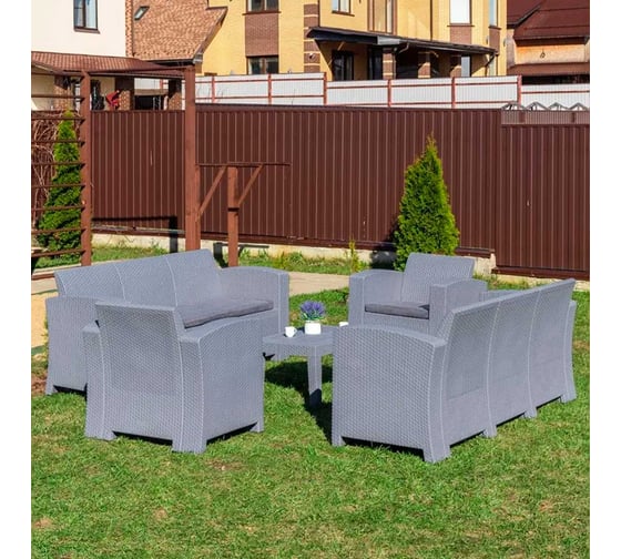 Комплект садовой мебели Royal Family GRAND LANA LUX XL, графит 846-61-21 1