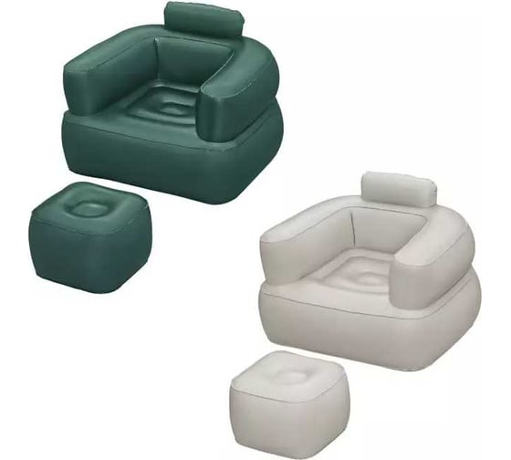 Нкдувное кресло BestWay Comfi Cube Lounger 107x99x80см, 2 цвета 75137 BW 1