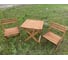 Набор мебели раскладной Garden Story Дятел 1 уп стол, 2 уп стул, G-001-OAK, G-СH-001-OAK 3