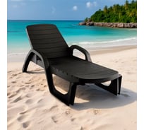 Шезлонг HONEYCOMB Wood шоколадный M-SHEZ02Wood2