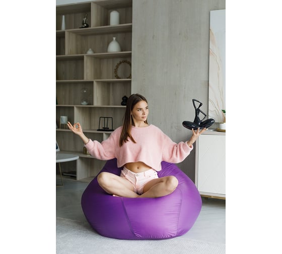 Кресло-мешок DreamBag Фиолетовое Оксфорд р.3XL 5000641