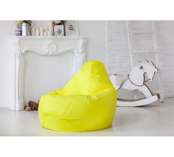Кресло-мешок DreamBag Желтое Оксфорд р.2XL 5000831