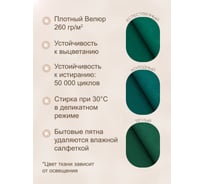 Кресло-мешок DreamBag цвет зеленый Велюр 5XL 5022841