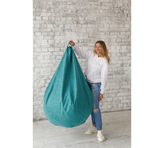 Кресло-мешок DreamBag, нефритовый, велюр, р.2XL 5023631