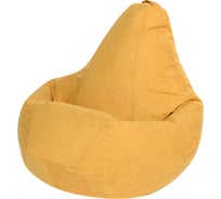 Кресло-мешок DreamBag, желтый, велюр, р.3XL 5022741