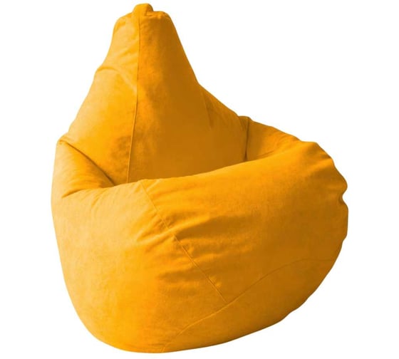 Кресло-мешок DreamBag цвет желтый Велюр 4XL 5022731