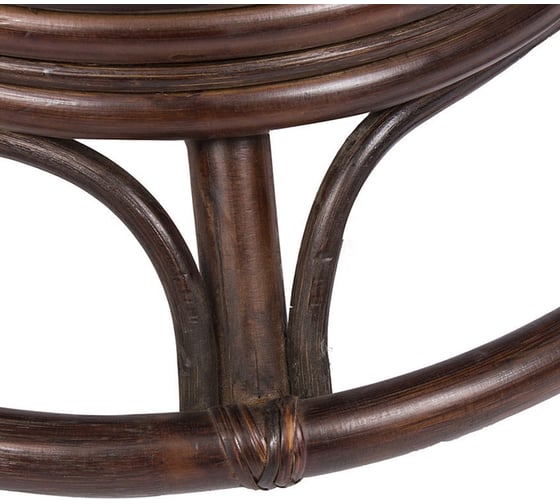 Кресло-качалка RattanDesign SWIVEL ROCKER МИ с подушкой, цвет Орех 013157