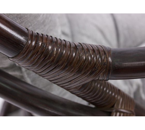 Кресло-качалка RattanDesign SWIVEL ROCKER МИ с подушкой, цвет Орех 013157