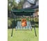 Качели садовые DASWERK RELAX SC-001, 2 места, Ш140хГ110хВ153, мягкое сиденье, зеленый/белый, 680050 3