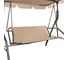 Качели садовые DASWERK COMFORT SC-003, 3 места, Ш170хГ110хВ153, мягкое сиденье, кофейный, 680052 13