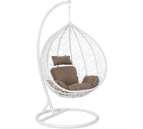 Подвесное кресло Экодизайн цвет white, подушка beige Z-10 (white/beige)