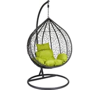 Подвесное кресло Экодизайн цвет black, подушка green Z-03 (A) (black/green)