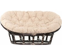 Кресло Vinotti MAMASAN 23/02 Темный Коньяк Подушка Рогожка