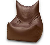 Мешок для сидения Mypuff Вилли трон размер XXL экокожа шоколадный подушка 30x30 в комплект villi_147
