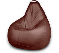 Мешок для сидения Mypuff груша размер Компакт L экокожа шоколад bm_147