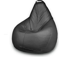 Мешок для сидения Mypuff груша размер Компакт L экокожа черный bm_057