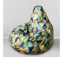 Мешок для сидения Mypuff Твинкли груша размер Компакт L мебельная ткань бирюза bm_509