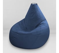 Мешок для сидения Mypuff груша размер Стандарт XXL мебельная ткань киви темно-синий b_502