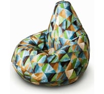 Мешок для сидения Mypuff груша размер Стандарт XL мебельная ткань Твинкли бирюза bs_509