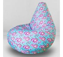 Мешок для сидения Mypuff Совы груша размер Комфорт XXXL оксфорд bbb_590