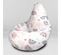 Мешок для сидения Mypuff Радуга груша размер Стандарт XXL оксфорд b_605