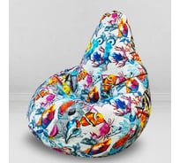 Мешок для сидения Mypuff Рыбки груша размер Стандарт XXL b_395