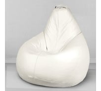 Мешок для сидения Mypuff груша размер Стандарт XXL экокожа молоко b_056