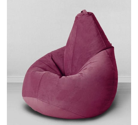 Мешок для сидения Mypuff груша размер Комфорт XXXL мебельная ткань незрелая слива bbb_481