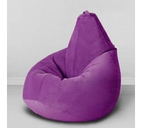Мешок для сидения Mypuff груша размер Стандарт XXL мебельная ткань фиолетовый b_539