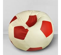 Мешок для сидения Mypuff мяч экокожа красно-белый ball_056_055