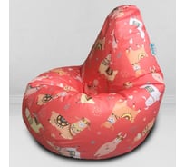 Мешок для сидения Mypuff Фешн лама груша размер Комфорт XXXL оксфорд bbb_604