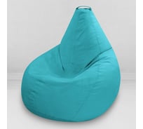 Мешок для сидения Mypuff груша размер Комфорт XXXL мебельная ткань киви бирюза bbb_398