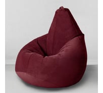 Мешок для сидения Mypuff груша размер Стандарт XXL мебельная ткань киви бордо b_468