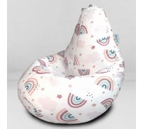 Мешок для сидения Mypuff Радуга груша размер Комфорт XXXL оксфорд bbb_605