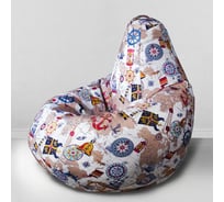 Мешок для сидения Mypuff Карта груша размер Комфорт XXXL bbb_317