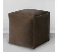 Мешок для сидения Mypuff кубик мебельная ткань горький шоколад k_424