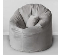 Мешок для сидения Mypuff лаунж размер XXXXL мебельная ткань сталь подушка 30x30 в комплекте L_460