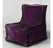 Мешок для сидения Mypuff лофт размер XXXXL велюр баклажан lf_467