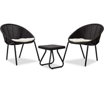 Набор садовой мебели СпрингХауз (два кресла, столик) Springhouse Andria, черный DS29BL