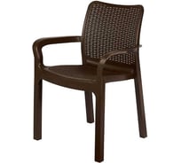 Кресло Ingreen Rattan 50.6x58x83.3 см, горький шоколад 231084