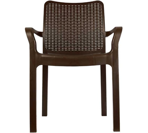 Кресло Ingreen Rattan 50.6x58x83.3 см, горький шоколад 231084