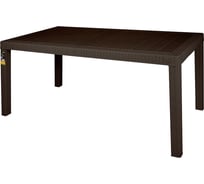 Стол садовый INGREEN Rattan 153,2x78,9x70,1 см, горький шоколад 231075