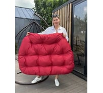 Подушка двухсторонняя для подвесного кресла/качелей Лаура FISHT красный, полиэстер FIS-106/206/306/406