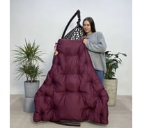 Подушка для подвесного кресла/качелей Лаура COMFORT Бордовый CFTpd-2