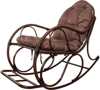 Кресло-качалка M-GROUP Элит коричневое, подушка Какао 12800205