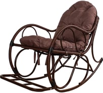 Кресло-качалка M-GROUP Элит разборное коричневое, подушка Какао 12810205