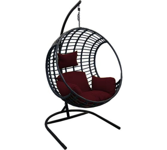 Подвесное кресло Garden story Лондон стойка+основание, черный D35B-МТ003 1