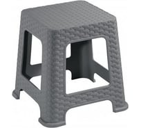 Табурет Violet Ротанг h33 см, серый 220118