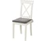 Подушка сидушка на стул ВЕЛЬВЕТ 38x38см, КОМПЛЕКТ 2 ШТ, полиэстер, серая, CLASSIC PRIMILA 700504 4